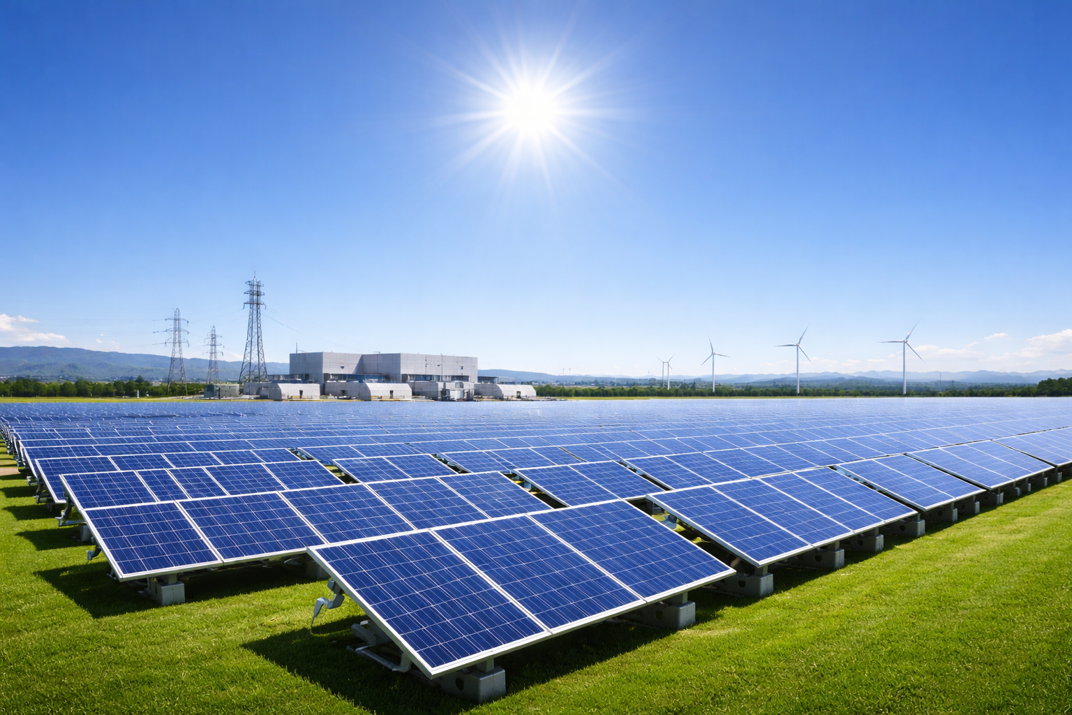 Utility-scale solar PV